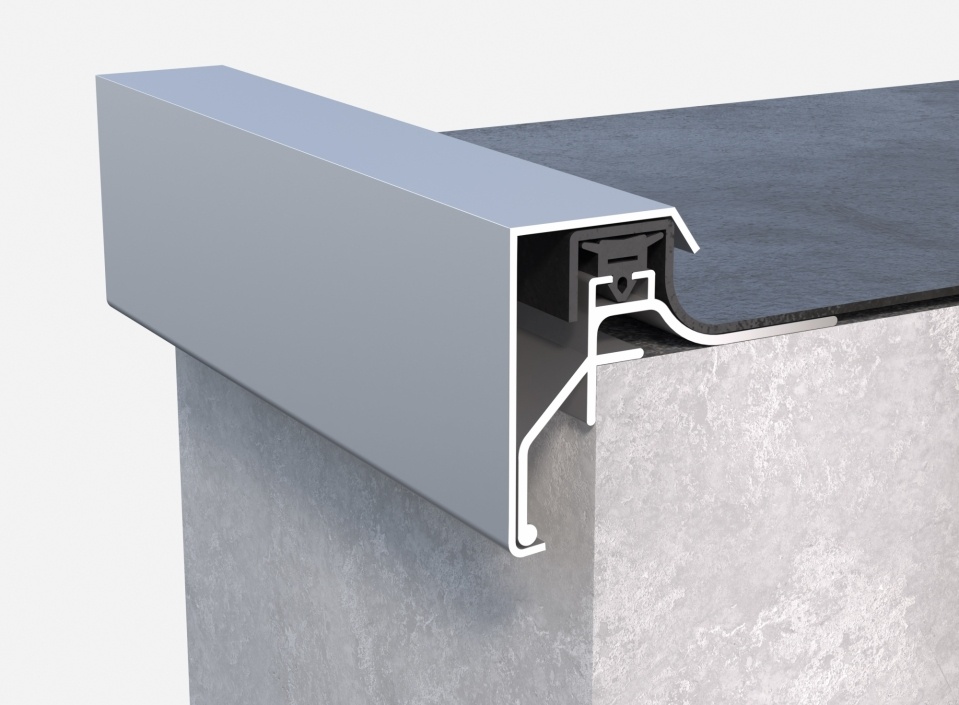 NEU! Das Roval-Duplo®: Nachhaltige zweiteilige Aluminium-Dachkante