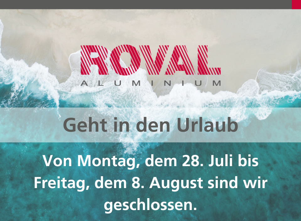 Betriebsferien Sommerurlaub